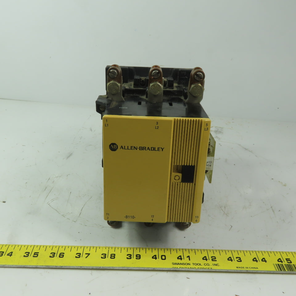 Allen Bradley 100-B110N1203 Ser. B 75Hp 3 Contactor 600V W/120 Coil
