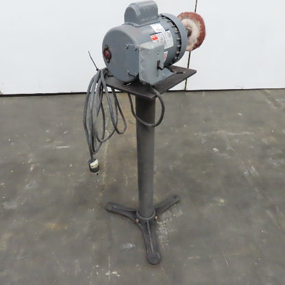 Dayton 6K327H 1/2Hp 1725RPM 115/230V Pedestal Buffer Finishing Polisher