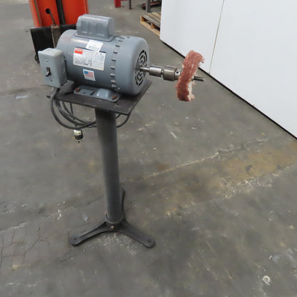 Dayton 6K327H 1/2Hp 1725RPM 115/230V Pedestal Buffer Finishing Polisher