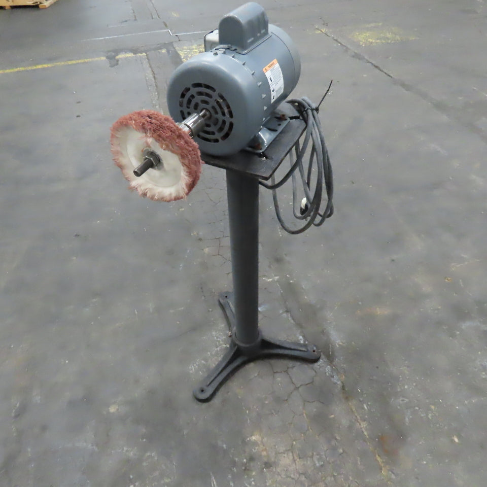 Dayton 6K327H 1/2Hp 1725RPM 115/230V Pedestal Buffer Finishing Polisher