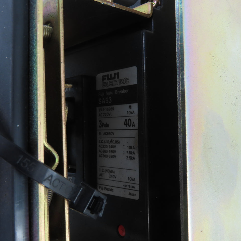 Fuji SA53 40A 600V Circuit Breaker Panel Disconnect 3 Pole