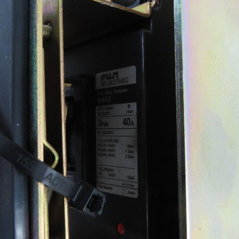 Fuji SA53 40A 600V Circuit Breaker Panel Disconnect 3 Pole