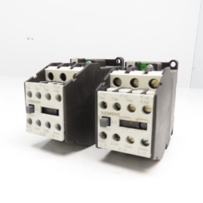 Siemens 3TF4222-0A 600V 30A Contactor Relay 110V 50/60Hz Coil Lot Of 2