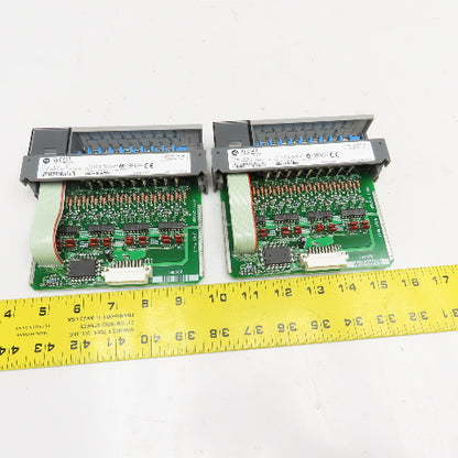 Allen Bradley 1747-IB16 SLC 500 DC Sink Input Module Ser C Lot Of 2