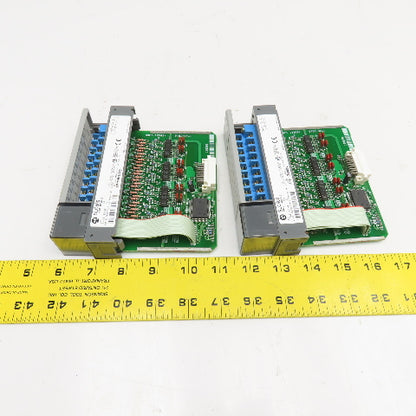 Allen Bradley 1747-IB16 SLC 500 DC Sink Input Module Ser C Lot Of 2