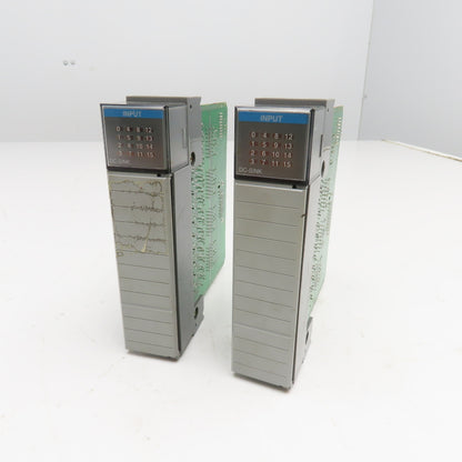 Allen Bradley 1747-IB16 SLC 500 DC Sink Input Module Ser C Lot Of 2