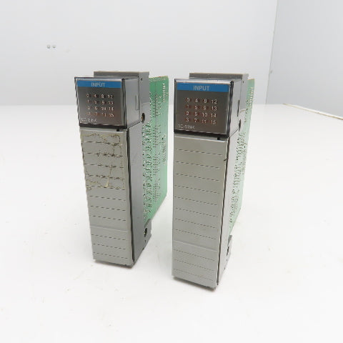 Allen Bradley 1747-IB16 SLC 500 DC Sink Input Module Ser C Lot Of 2