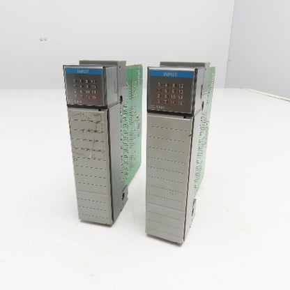 Allen Bradley 1747-IB16 SLC 500 DC Sink Input Module Ser C Lot Of 2