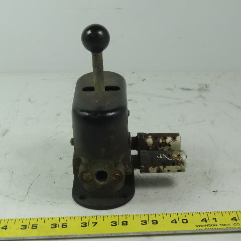 Humphrey 250-1H-21 Diaphragm Poppet Manual Valve 5 Ports 1/4" NPT 3 position