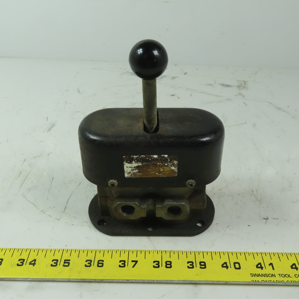 Humphrey 250-1H-21 Diaphragm Poppet Manual Valve 5 Ports 1/4" NPT 3 position