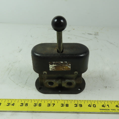 Humphrey 250-1H-21 Diaphragm Poppet Manual Valve 5 Ports 1/4" NPT 3 position