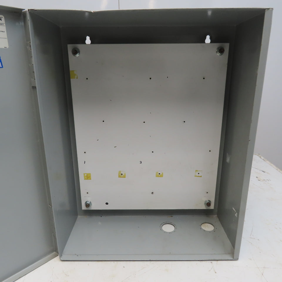 Wiegmann NIC162006LP Hinged Door Electrical Enclosure 20"x16"x6" W/Back Plate