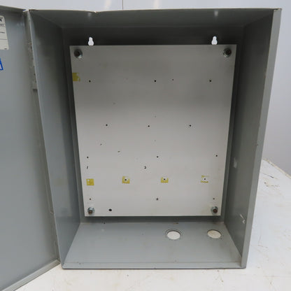 Wiegmann NIC162006LP Hinged Door Electrical Enclosure 20"x16"x6" W/Back Plate