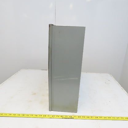 Wiegmann NIC162006LP Hinged Door Electrical Enclosure 20"x16"x6" W/Back Plate