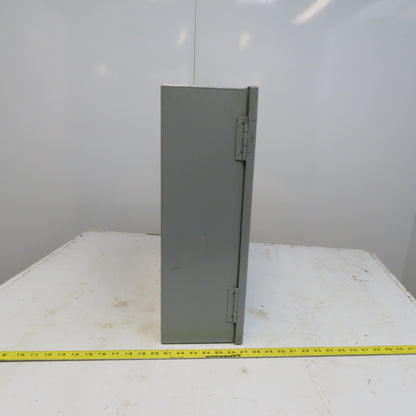 Wiegmann NIC162006LP Hinged Door Electrical Enclosure 20"x16"x6" W/Back Plate