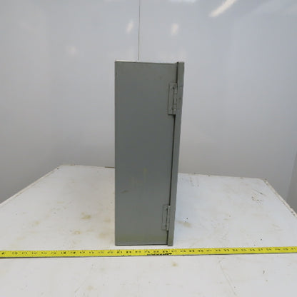 Wiegmann NIC162006LP Hinged Door Electrical Enclosure 20"x16"x6" W/Back Plate