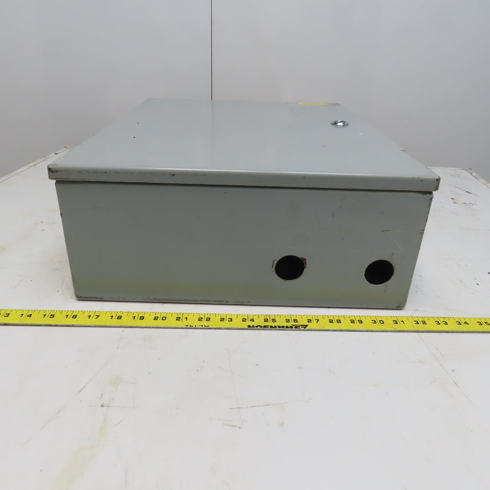 Wiegmann NIC162006LP Hinged Door Electrical Enclosure 20"x16"x6" W/Back Plate