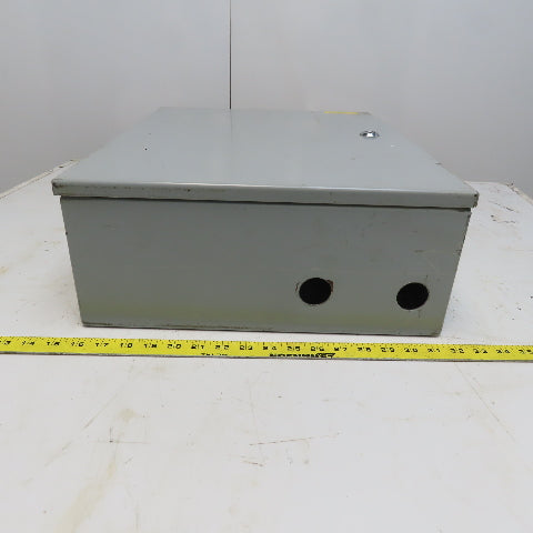 Wiegmann NIC162006LP Hinged Door Electrical Enclosure 20"x16"x6" W/Back Plate