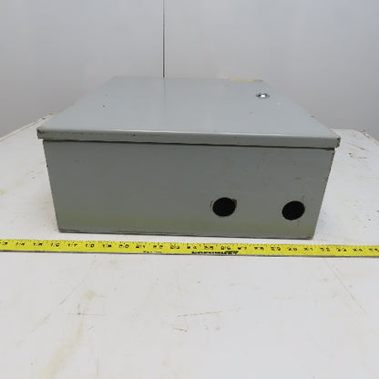 Wiegmann NIC162006LP Hinged Door Electrical Enclosure 20"x16"x6" W/Back Plate
