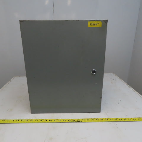Wiegmann NIC162006LP Hinged Door Electrical Enclosure 20"x16"x6" W/Back Plate