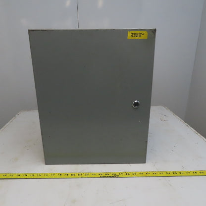 Wiegmann NIC162006LP Hinged Door Electrical Enclosure 20"x16"x6" W/Back Plate