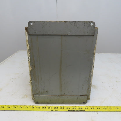 Hoffman Hinged Door Electrical Enclosure 12"x10"x5" W/Back Plate