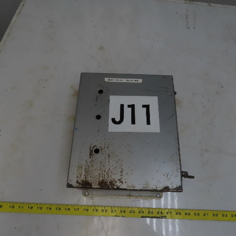 Hoffman Hinged Door Electrical Enclosure 12"x10"x5" W/Back Plate