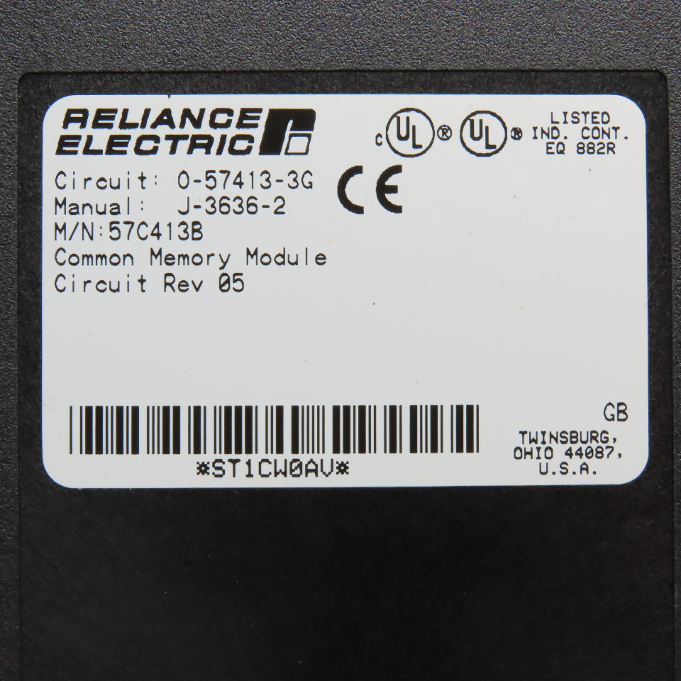 Reliance 57C413B MaxPakIII Common Memory Module
