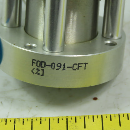 Bimba Flat FOD-091-CFT Double Ended Pneumatic Air Cylinder 1-1/16" Bore 1 Stroke