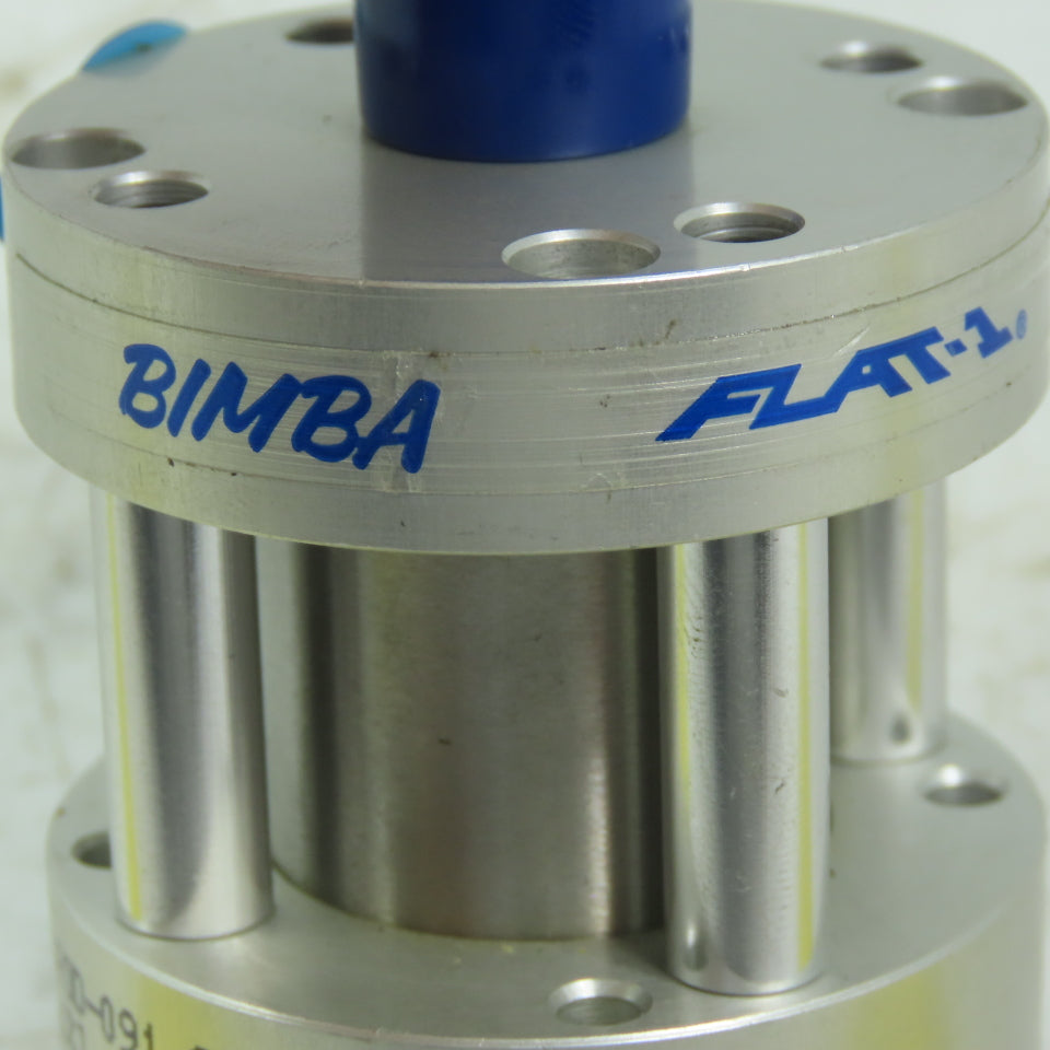 Bimba Flat FOD-091-CFT Double Ended Pneumatic Air Cylinder 1-1/16" Bore 1 Stroke
