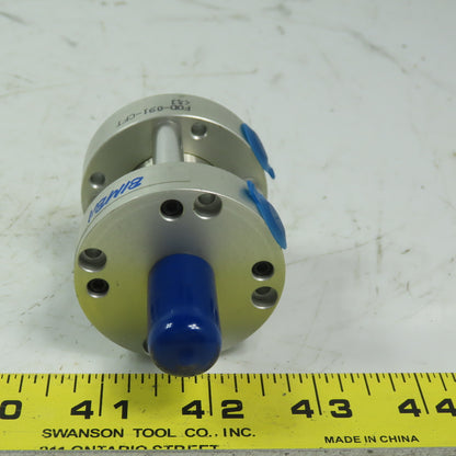Bimba Flat FOD-091-CFT Double Ended Pneumatic Air Cylinder 1-1/16" Bore 1 Stroke