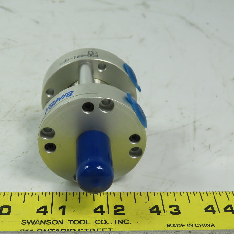 Bimba Flat FOD-091-CFT Double Ended Pneumatic Air Cylinder 1-1/16" Bore 1 Stroke