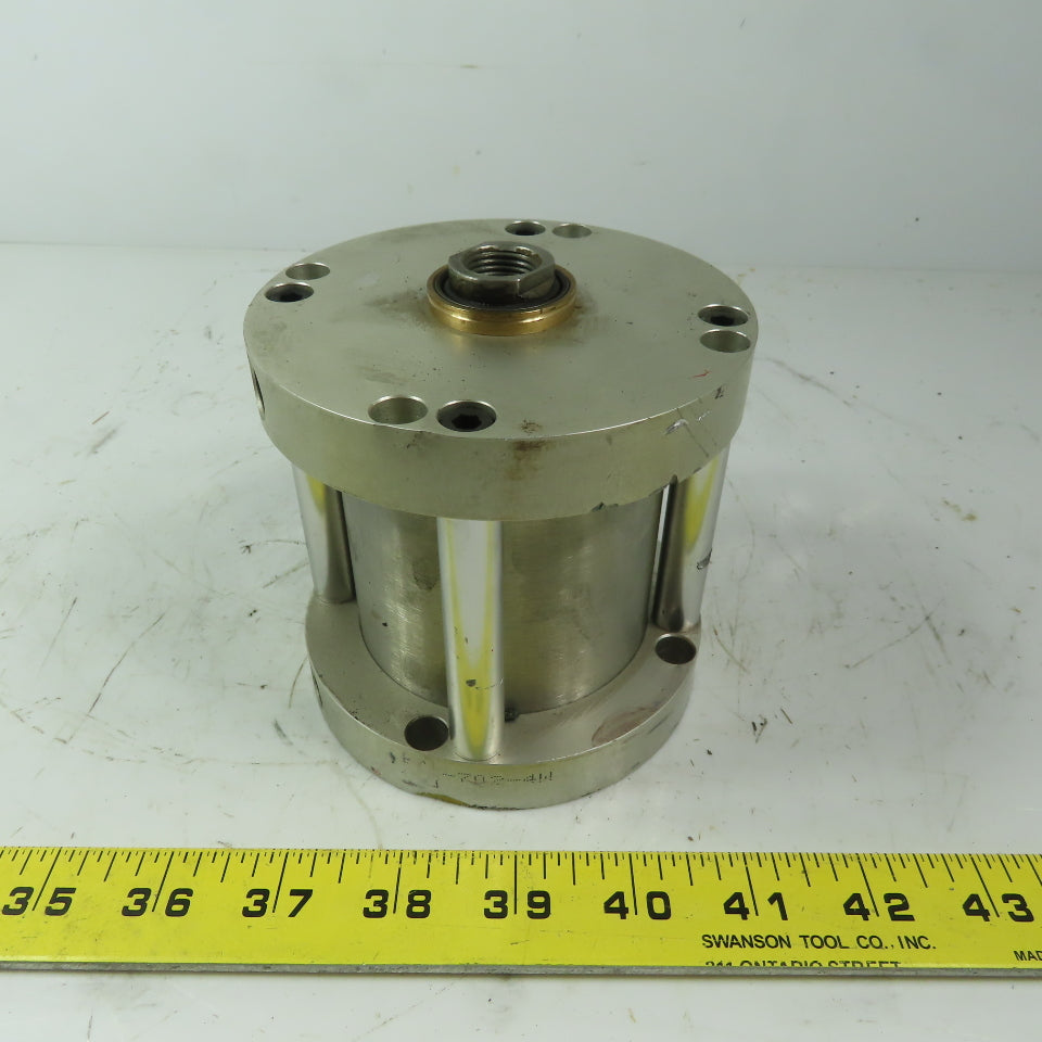 Bimba Flat 1 FOS-702-4W Spring Return Pneumatic Air Cylinder 3" Bore 2" Stroke