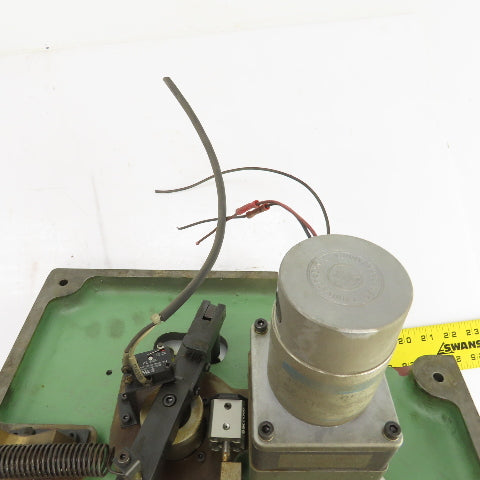 Makino EC-7050 Wire Feed Spool Motor & LS 70 Feed Roller Lever Assembly