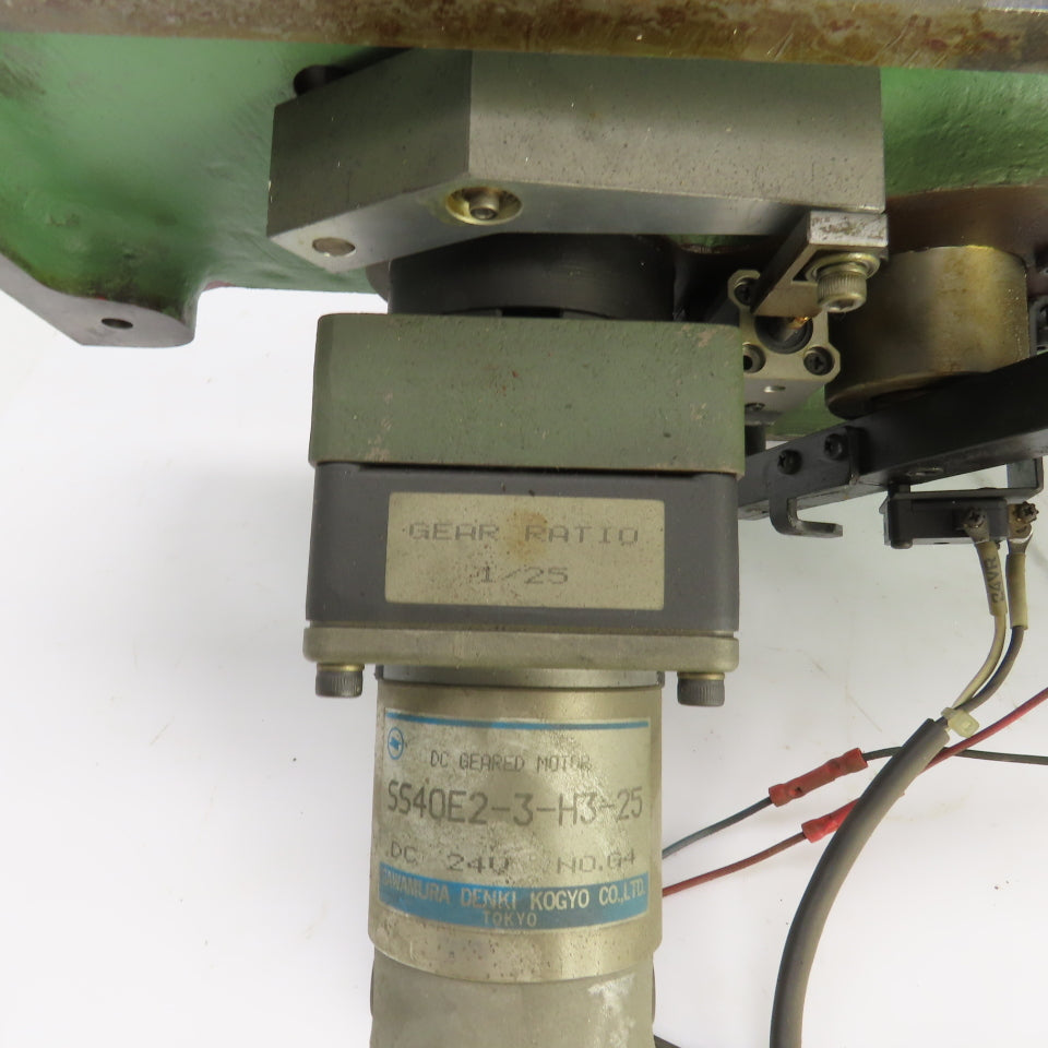 Makino EC-7050 Wire Feed Spool Motor & LS 70 Feed Roller Lever Assembly