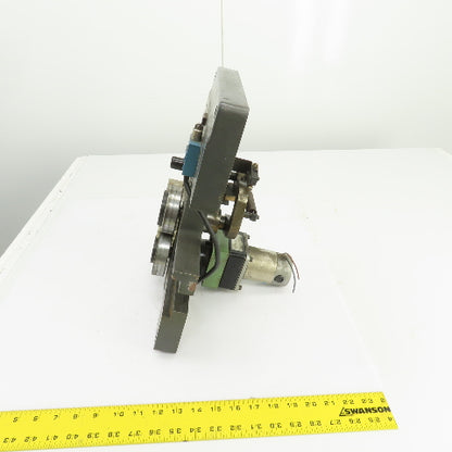 Makino EC-7050 Wire Feed Spool Motor & LS 71 Feedout Roller Lever Assembly