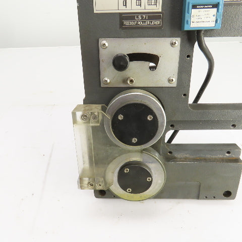 Makino EC-7050 Wire Feed Spool Motor & LS 71 Feedout Roller Lever Assembly