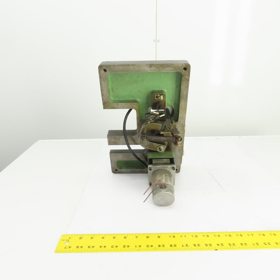 Makino EC-7050 Wire Feed Spool Motor & LS 71 Feedout Roller Lever Assembly