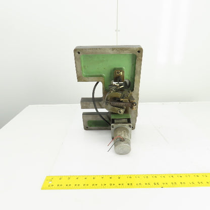 Makino EC-7050 Wire Feed Spool Motor & LS 71 Feedout Roller Lever Assembly