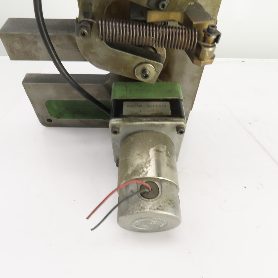 Makino EC-7050 Wire Feed Spool Motor & LS 71 Feedout Roller Lever Assembly