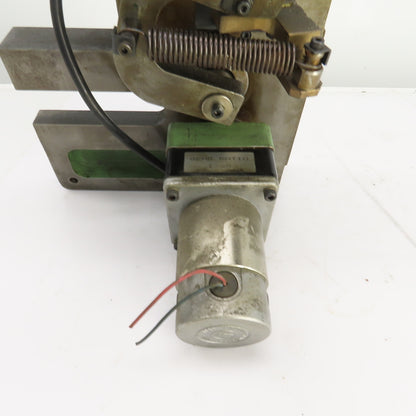 Makino EC-7050 Wire Feed Spool Motor & LS 71 Feedout Roller Lever Assembly