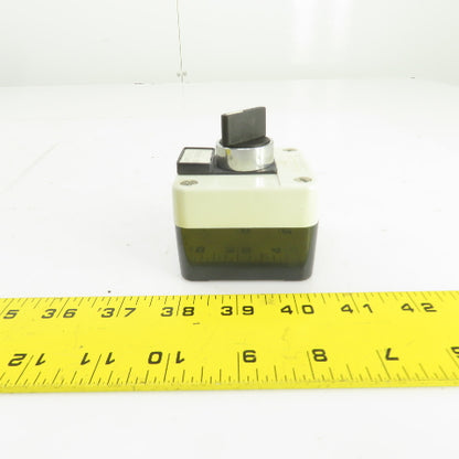 Telemecanique Black 2-Position Selector Switch 400V W/Enclosure