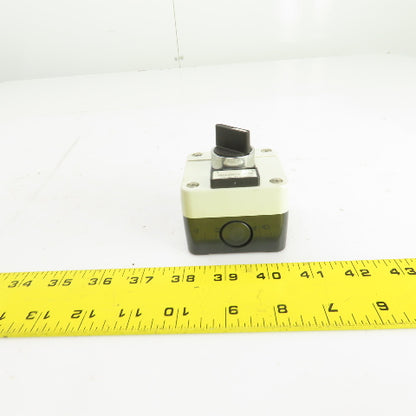 Telemecanique Black 2-Position Selector Switch 400V W/Enclosure