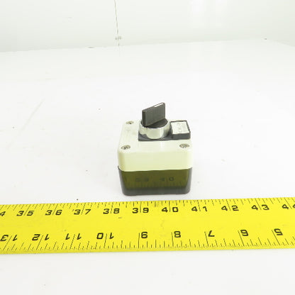 Telemecanique Black 2-Position Selector Switch 400V W/Enclosure