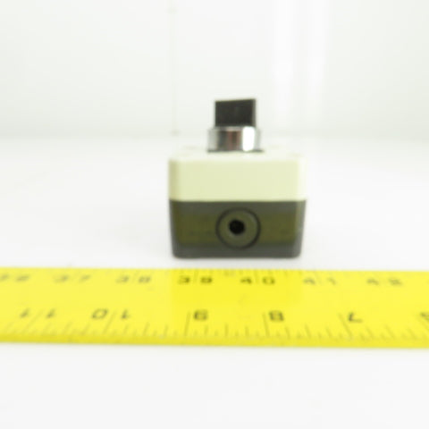 Telemecanique Black 2-Position Selector Switch 400V W/Enclosure