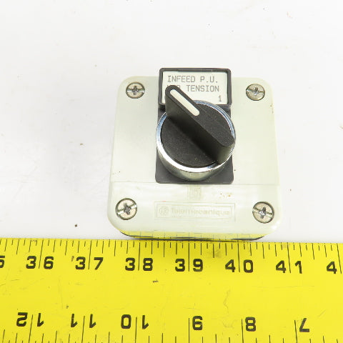 Telemecanique Black 2-Position Selector Switch 400V W/Enclosure