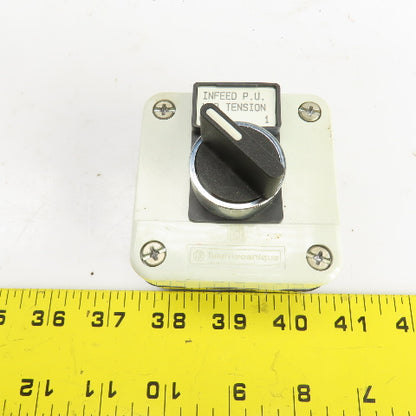 Telemecanique Black 2-Position Selector Switch 400V W/Enclosure
