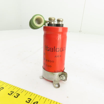Itelcond ARX Electrolytic Capacitor 3300 uF 100V DC 9914 Lot Of 2