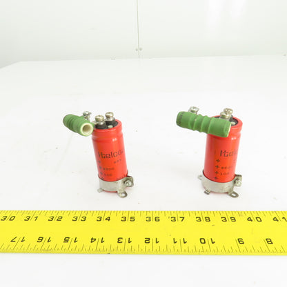 Itelcond ARX Electrolytic Capacitor 3300 uF 100V DC 9914 Lot Of 2