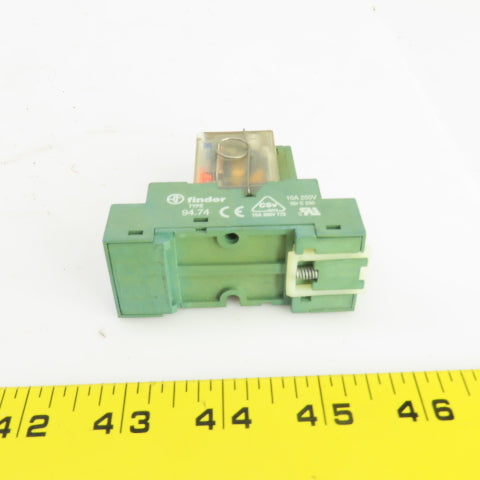 Kuhnke 111A4-24VDC1 Minitur Socket Relay 5A 250V AC W/Base